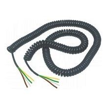 Pepperl+Fuchs Fabrik - Energiekabel < 1 kV, für ortsveränderlichen Einsatz Spiralkabel-Meterware SPK 4x0,25m#64315455 − 1 Stück