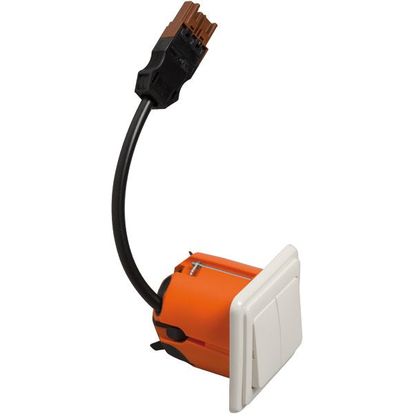 Peha - Installationsschalter Socketline Connect DLD D80.515/671.02WN30LD Geräte-Kombi, rws