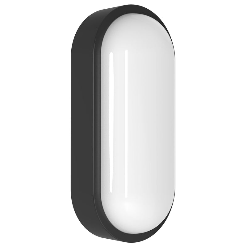 Megatron - Decken-/Wandleuchte LED-Ovalleuchte mit Sensor MT69076 ML, MC, schwarz