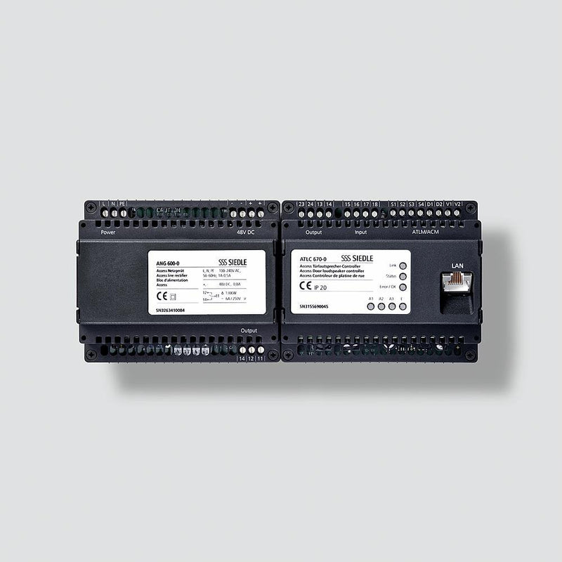 Siedle&Söhne - Netzgerät für Türkommunikation Türlautsprecher-Controller ATLC/NG 670-0 Access, sw