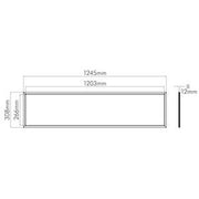 Nobile - Pendelleuchte LED-Panel Flat R2 uplight 1560731140 UGR19 nw dim 1-10V