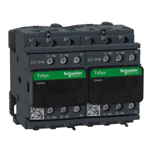 Schneider Electric - Schützkombination Wendeschützkombination LC2D18B7V 7,5kW/400V/AC3
