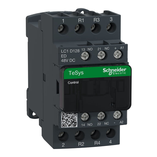 Schneider Electric - Leistungsschütz zum Schalten von Wechselstrom Leistungsschütz LC1D128ED 12A 48V DC