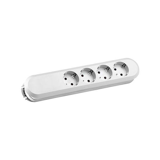 Bachmann - Mehrfachsteckdose Steckdosenleiste 4f. 381.223K weiss ohne Schalter
