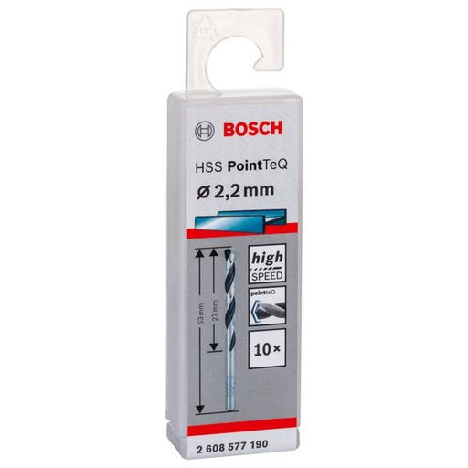 Bosch - Bohrer Metallspiralbohrer HSS 2608577190 PointTeQ DIN 338 2,2