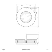 EVN Lichttechnik - Decken-/Wandleuchte LED-Ein-/Anbauleuchte L120250102 3000K IP20 ws