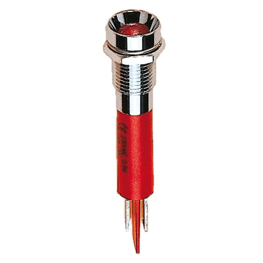 Scharnberger+Hasenbein - Leuchtmelder, Komplettgerät LED-Signallampe Außenrefl. 38381 5mm 230VAC u-grün