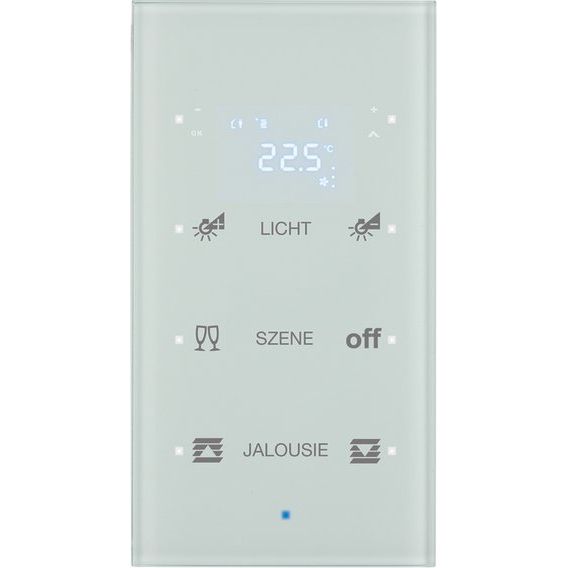 Berker - Bussystem-Tastsensor Glas-Sensor 3fach 75643130 polarweiß
