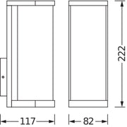 Ledvance - Decken-/Wandleuchte Wandleuchte E27 ENDURA#4058075554450