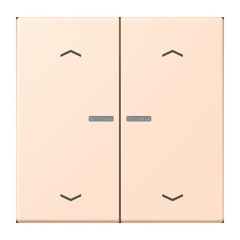 Jung - Abdeckung/Bedienelement für Installationsschalterprogramme Wippe mit Lichtleiter LC 102 KO5P 228 rose pale