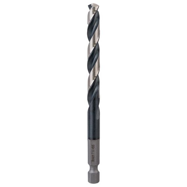 Bosch - Bohrer HSS Spiralbohrer mit 2608577128 Sechskantschaft 7,5