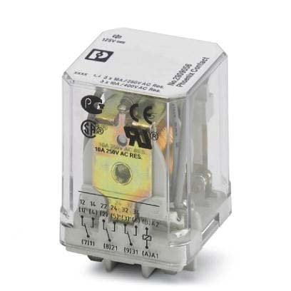 Phoenix Contact - Schaltrelais Einzelrelais REL-PR3-125DC/3X21 − 50 Stück