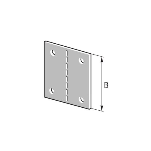 Pflitsch - Kupplung für Leitungsführungskanal Universalverbindungslasche UVL 180/100 S 100mm, gelocht
