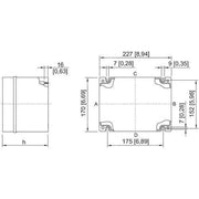 Stahl - Klemmenkasten Exe-Klemmenkasten 8146/1061-1TS35-1TJ − 1 Stück