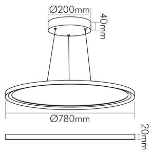 Nobile - Pendelleuchte LED Pendel-Panel 1577811012