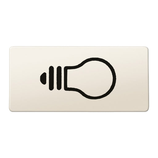 Merten - Bezeichnungsmaterial für Installationsschalterprogramme Symbol Licht ws 395600 rechteckig