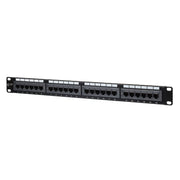 Metz Connect - Patchpanel Kupfer Patchfeld 130A08-AP29-E UTP 24 Port 1HE LSA