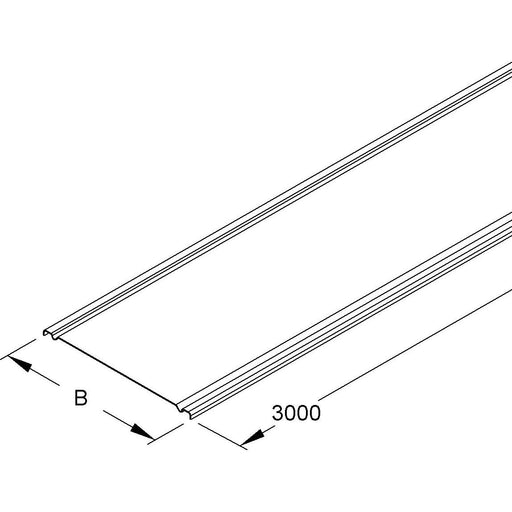 Niedax - Deckel für Kabeltragsystem Gitterrinnen-Deckel GTD 200 S 200x3000mm − 3 Meter