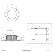 EVN Lichttechnik - Downlight/Strahler/Flutlicht LED-Downlight L44D101625 CCT