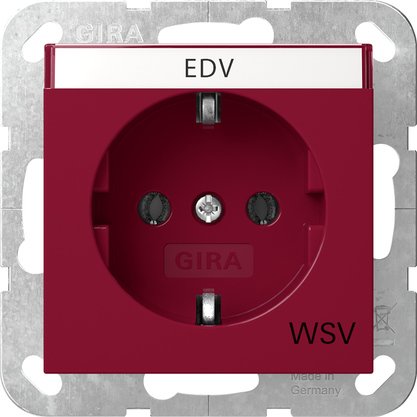 Gira - Steckdose BSF 4457108 Rot