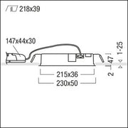 Zumtobel Group - Decken-/Wandleuchte LED-Einbauleuchte SUI DF6 #60210990 3000K