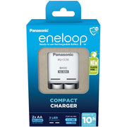 Hückmann - Universal-Ladegerät Ladegerät BQ-CC50 eneloop K-KJ50MCD20E inkl. 2xAA 2000mAh