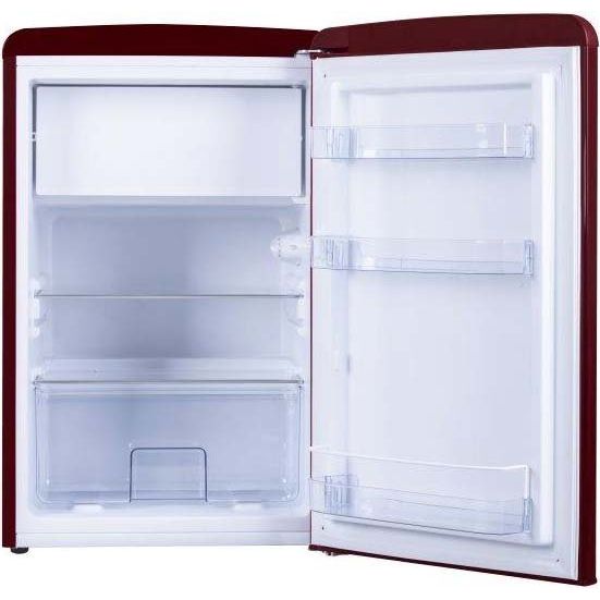 Amica - Kühlschrank Kühlgerät KS 15611 R wein-rt RETRODESIGN
