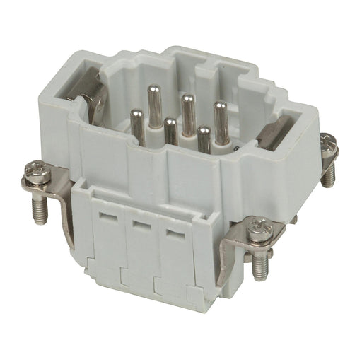 Walther Werke - Kontakteinsatz für Rechtecksteckverbinder Stifteinsatz B6 71020604 0,5-2,5qmm 20-14AWG