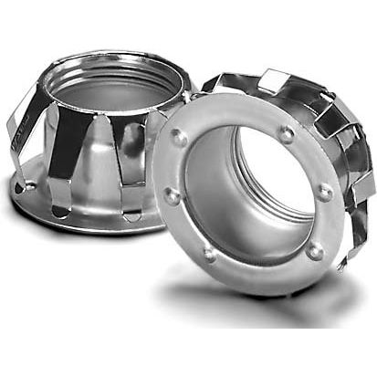 Houben - Lampenfassung Schraubring E14 100427 Met,verm,22mm