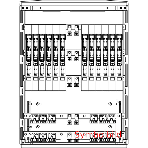 Elsta Mosdorfer - Kabelverteilerschrank LS81S.DV44 mit Sammelschienen