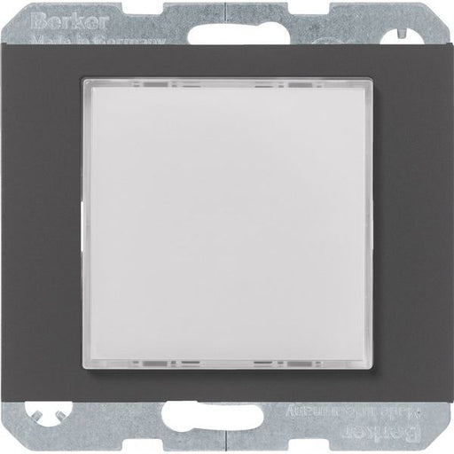 Berker - Info-Lichtsignal für Installationsschalterprogramme LED-Signallicht rot/grün 29527006 anthrazit matt lack