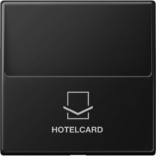 Jung - Abdeckung/Bedienelement für Installationsschalterprogramme Hotelcard-Schalter A 590 CARD SWM graphitschwarz matt