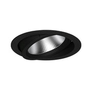 LTS Licht&Leuchten - Downlight/Strahler/Flutlicht Einbaustrahler CSA-R 612.M.FL sw schwarz
