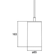 Brumberg Leuchten - Pendelleuchte LED-Pendelleuchte 88884164DA DALI, Pendel 1,5m