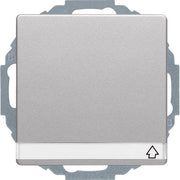 Berker - Steckdose SCHUKO-Steckdose alu/lack 47466084 mit Klappdeckel+BSF