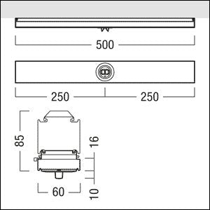 Zumtobel Group - Sicherheitsleuchte LED-Sicherheitsleuchte RESCLITE P #42932990