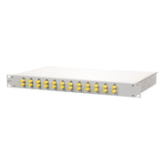Metz Connect - Patchpanel LWL Patchfeld splice 150257D112-F 12xST-D OM4