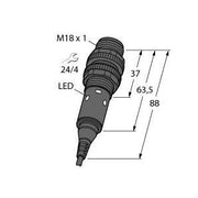 Turck - Lichttaster mit Hintergrundausblendung Reflexionslichttaster S18-2VPFF100-2M