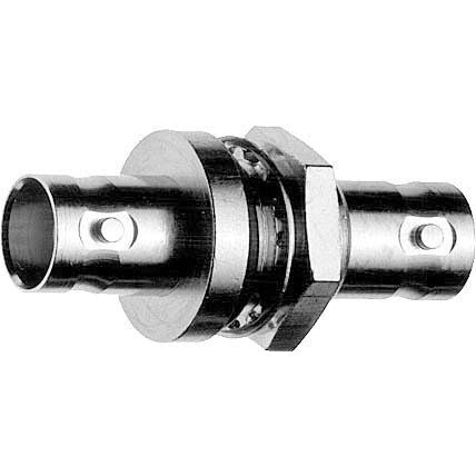 Telegärtner - Koax-Steckverbinder BNC-Verbindungsstück HDTV 100027521 75Ohm (F-F) m.Flans