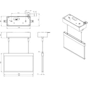 RP-Technik - Sicherheitsleuchte Rettungszeichenleuchte AMDC009 ZB, Piktoset