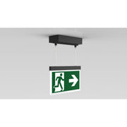 RP-Technik - Sicherheitsleuchte LED-Rettungszeichenleuchte AXDC009ML-AZ ZB + ML, anthrazit