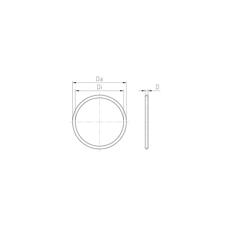 Jacob - Gummi O-Ring Dichtung O-RING PG 48 54X3 MM 348 G − 5 Stück