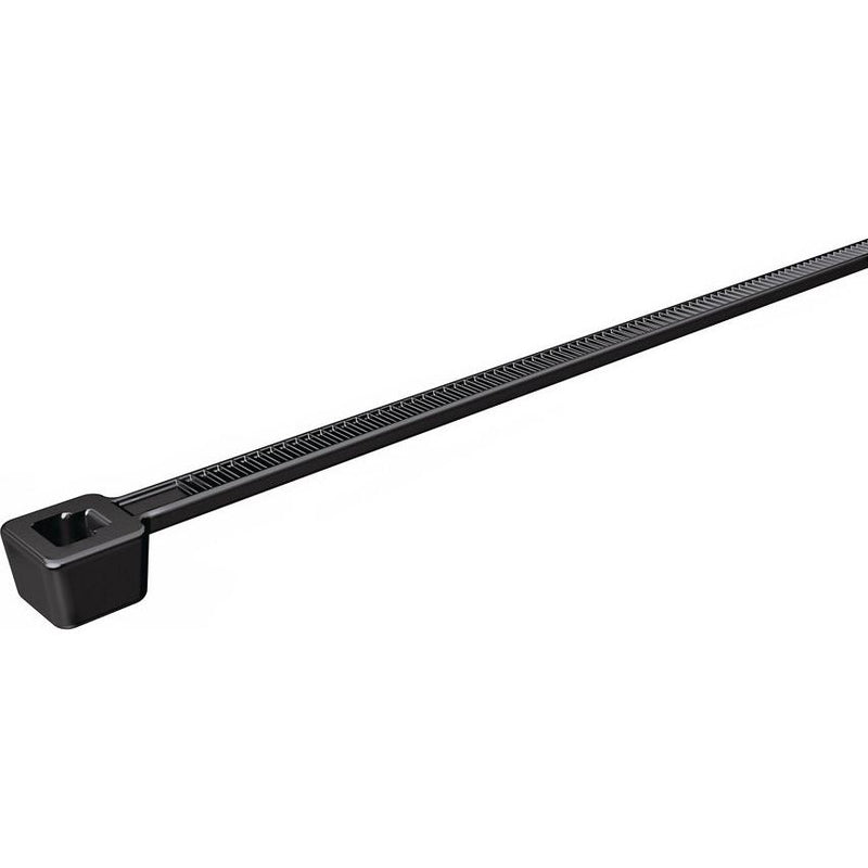 HellermannTyton - Kabelbinder Kabelbinder T18R-W-BK #111-01960 C1 − 100 Stück