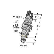 Turck - Ultraschall Taster Ultraschallsensor RU100U-M1 #1610011  − 1 Stück