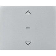 Berker - Abdeckung/Bedienelement für Installationsschalterprogramme Abdeckung Tastsensor-Modul 80961271 1-fach alu