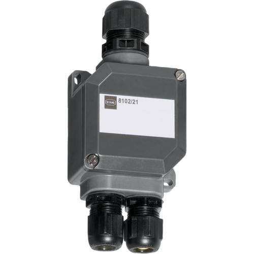 Stahl - Klemmenkasten Abzweigdose Ex e 8102/21-42-C1151