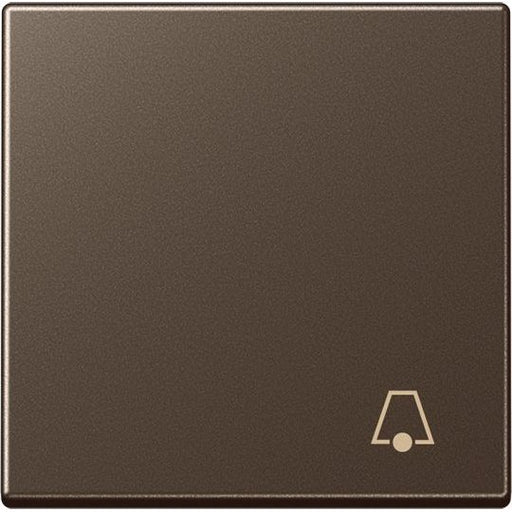 Jung - Abdeckung/Bedienelement für Installationsschalterprogramme Wippe mokka A 590 K MO Symbol Klingel