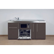 Stengel - Mini-Küche Miniküche Premiumline MPGSMMM180AKSIKFrBlS Mokka metallic