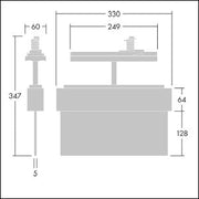 Thorn - Sicherheitsleuchte LED-Rettungszeichenleuchte VOYAGER BL #96637614 weiß