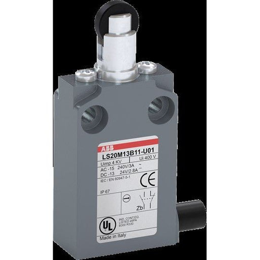 ABB Stotz S&J - Einzelpositionsschalter Kompakt-Pos.schalter LS20M13B11-U01 Metall-Gehäuse IP67